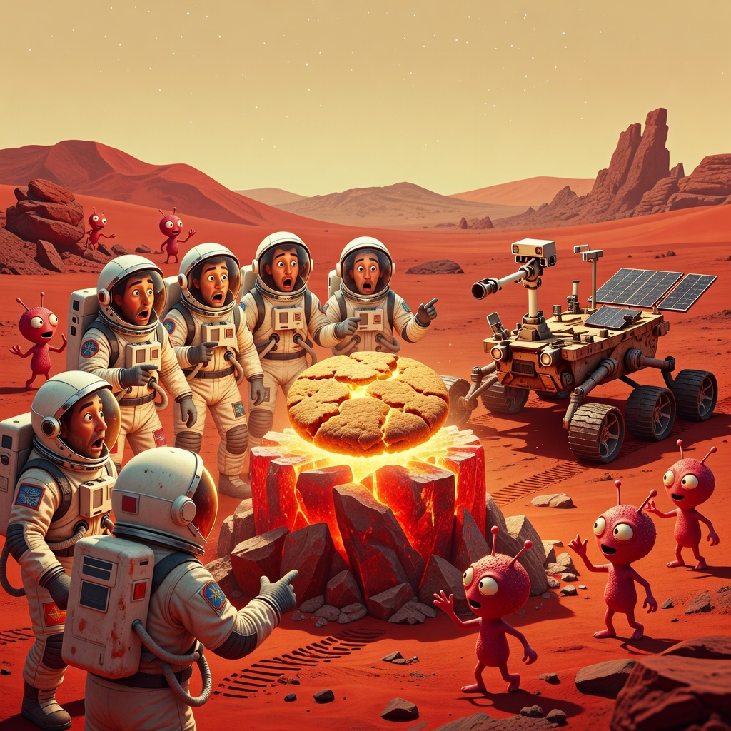 Cover art for The Last Biscuit on Mars